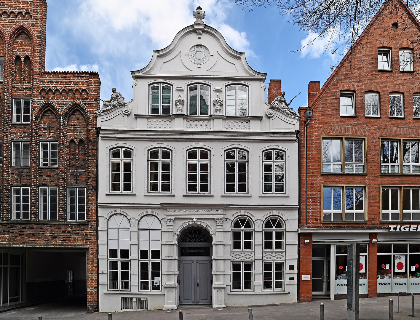 Das Buddenbrookhaus in Lübeck
