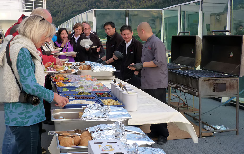 Das Buffet ist eröffnet