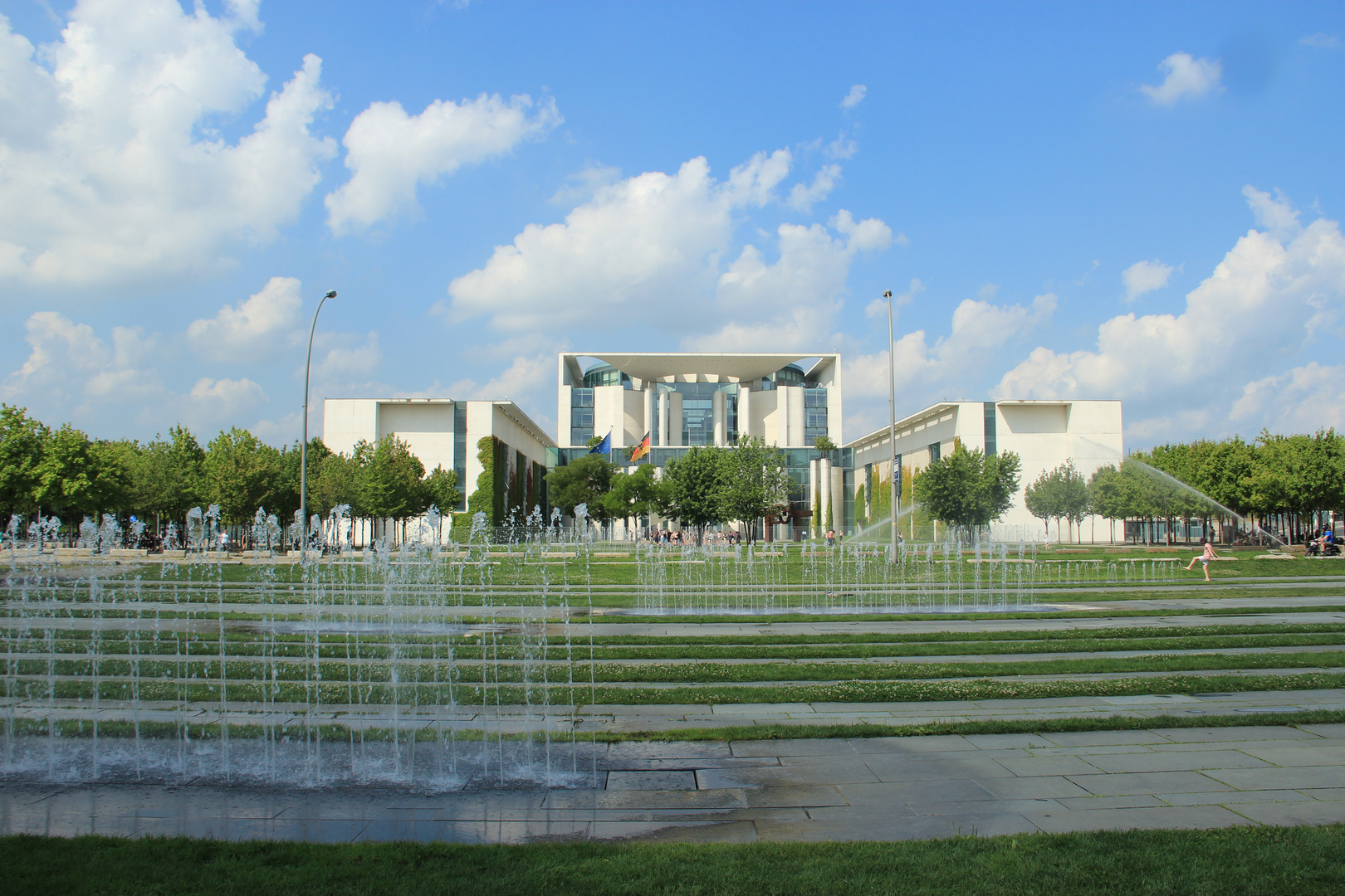 Das Bundeskanzleramt in Berlin