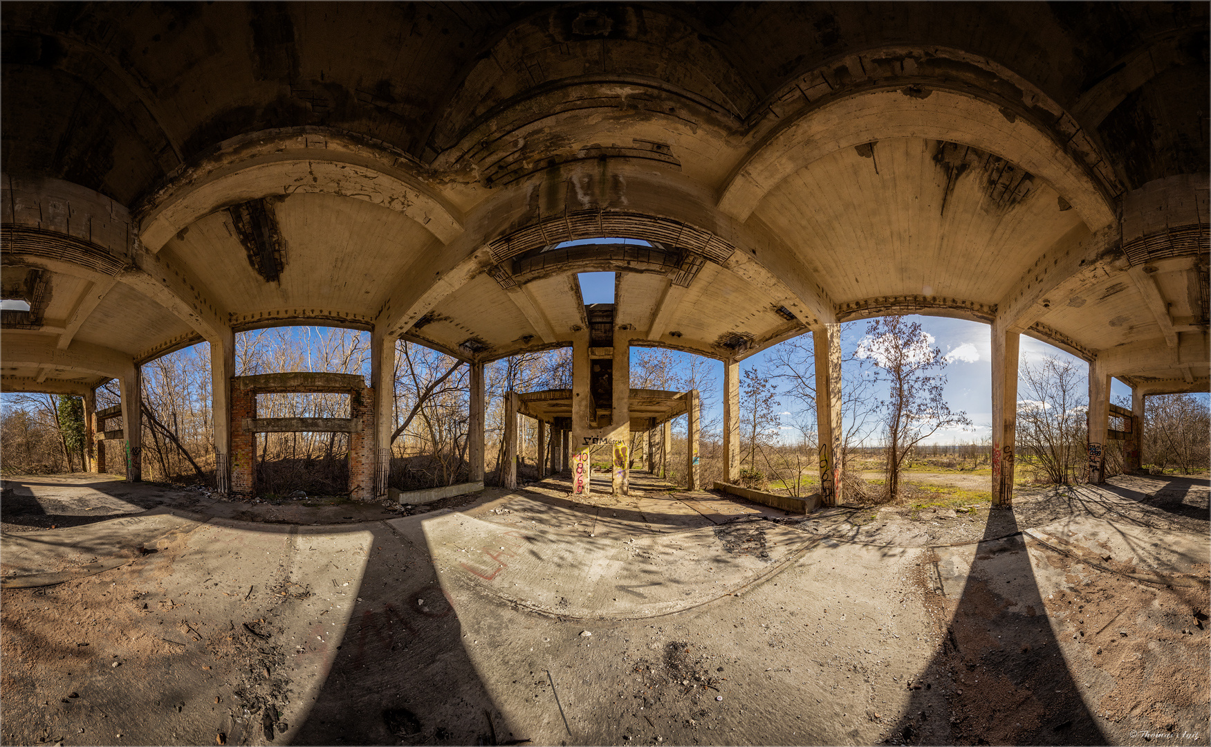 Das Bunkerpanorama...