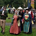 Das Burgenfest in Manderscheid - Einzug des "Grafen" nebst Gattin und Ritterschaft