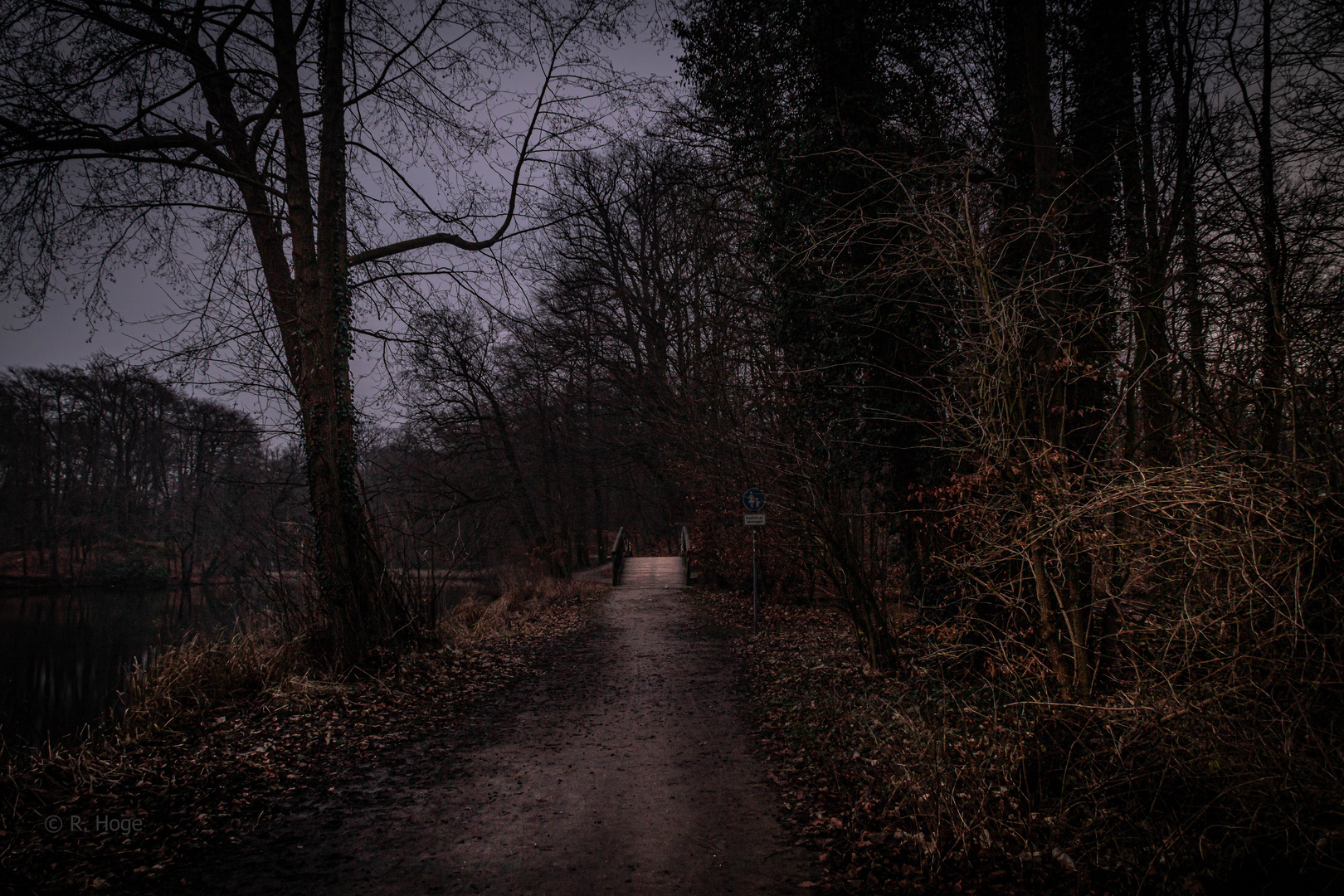 Das Burgsteinfurter Bagno in der Nacht