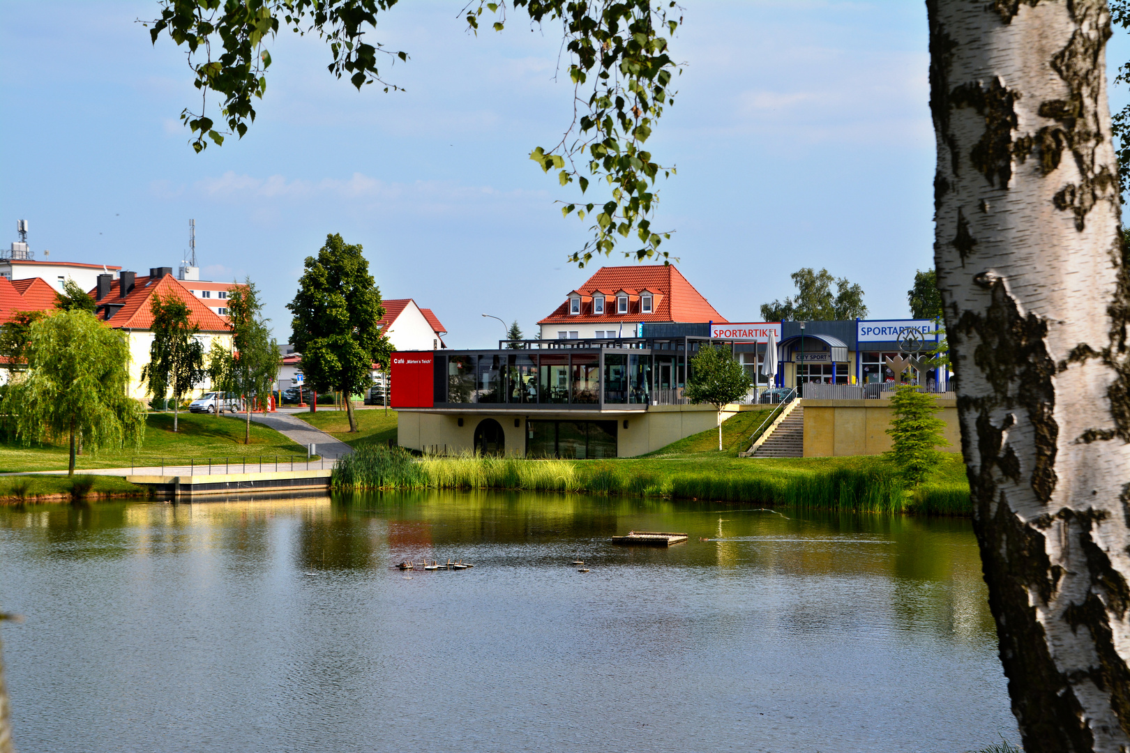Das Cafe am Teich in Leinefelde Bild II Foto & Bild architektur
