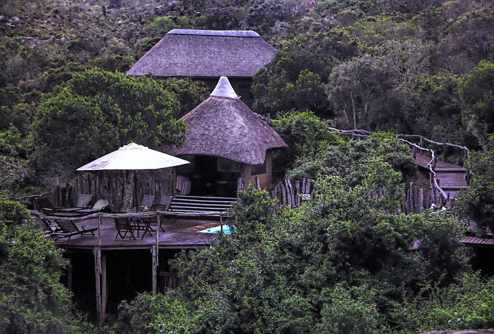 das Camp im Lalibela Game Reserve, Südafrika ..... 