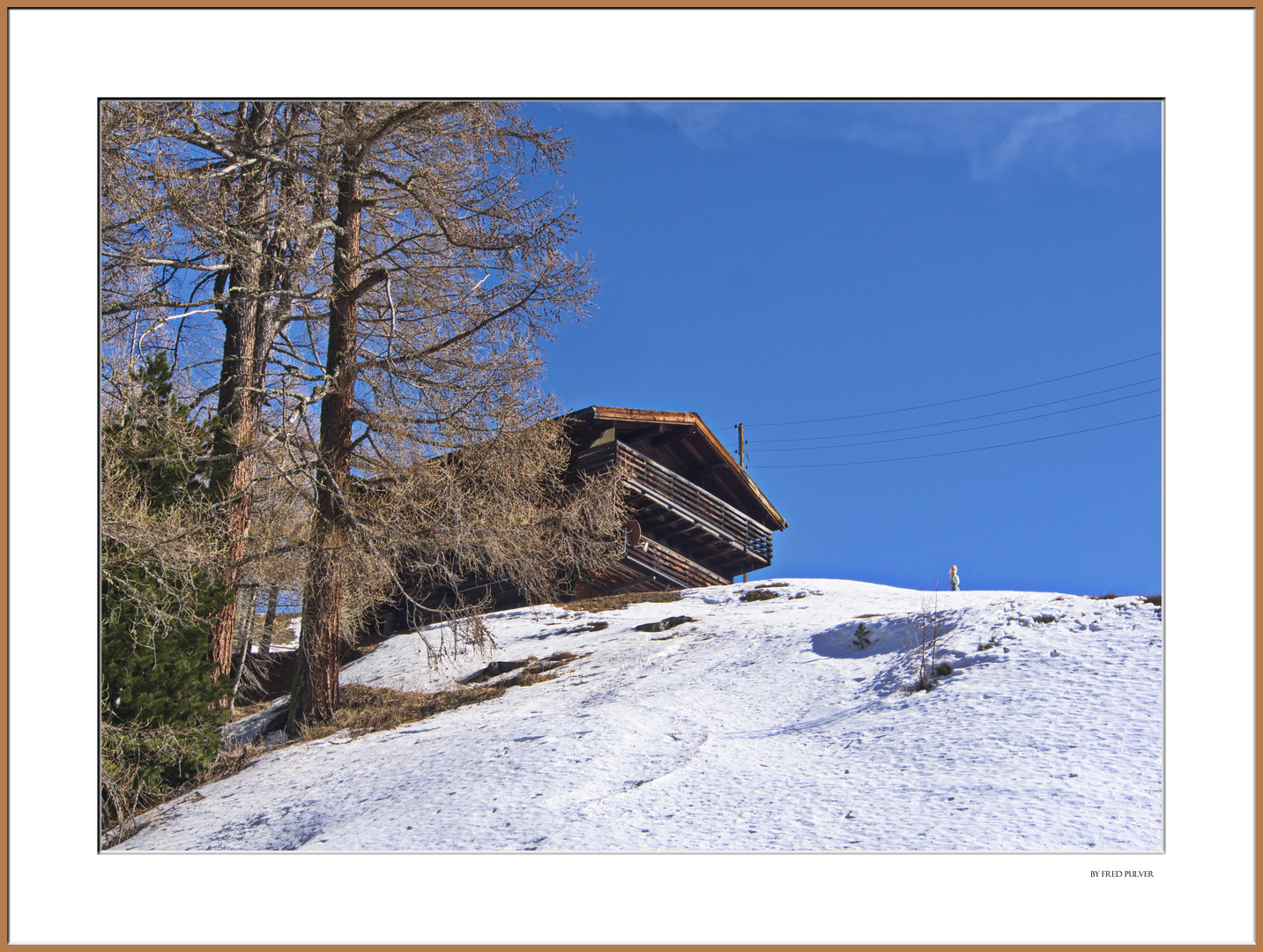 Das Chalet in den Bergen ...