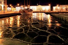 Das Cholerabecken wartet auf Schnee