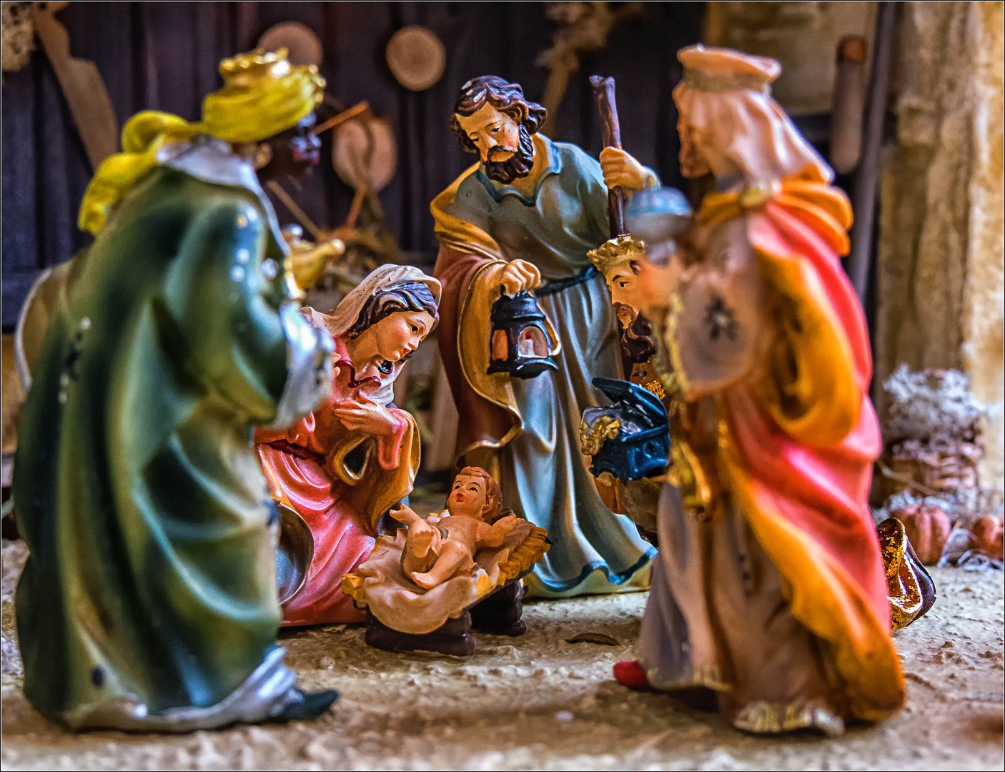 das Christkind ist da Foto & Bild weihnachten, stillleben, engel Bilder auf