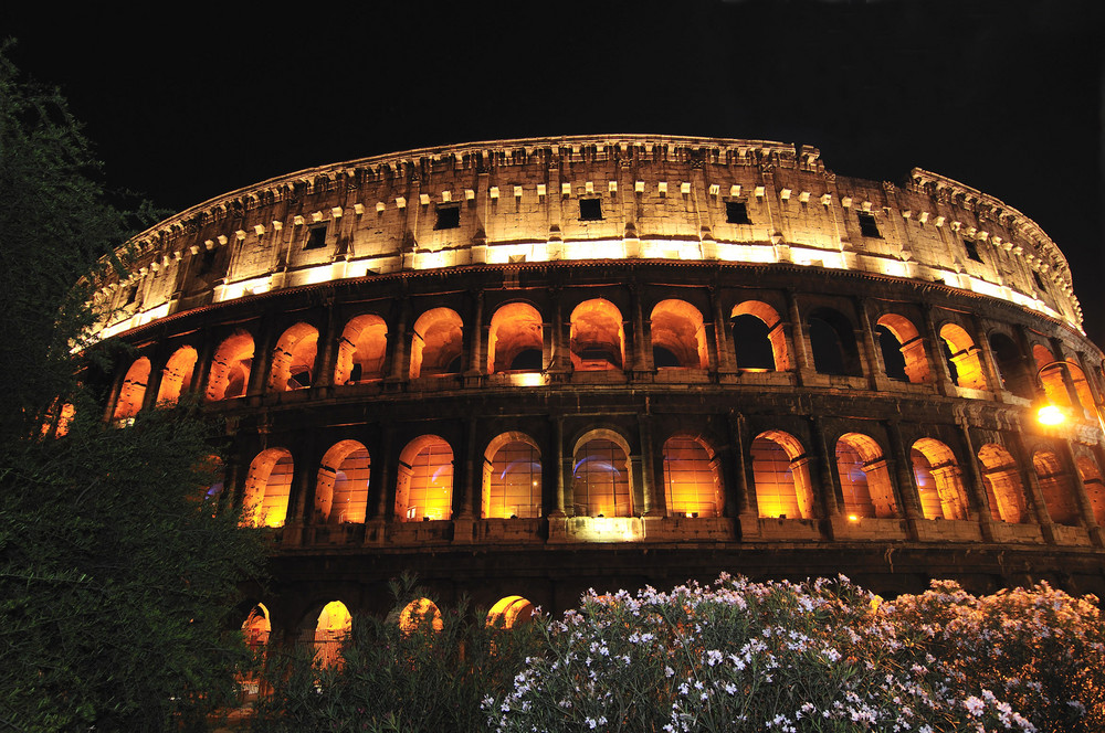 Das Collosseum in der Nacht