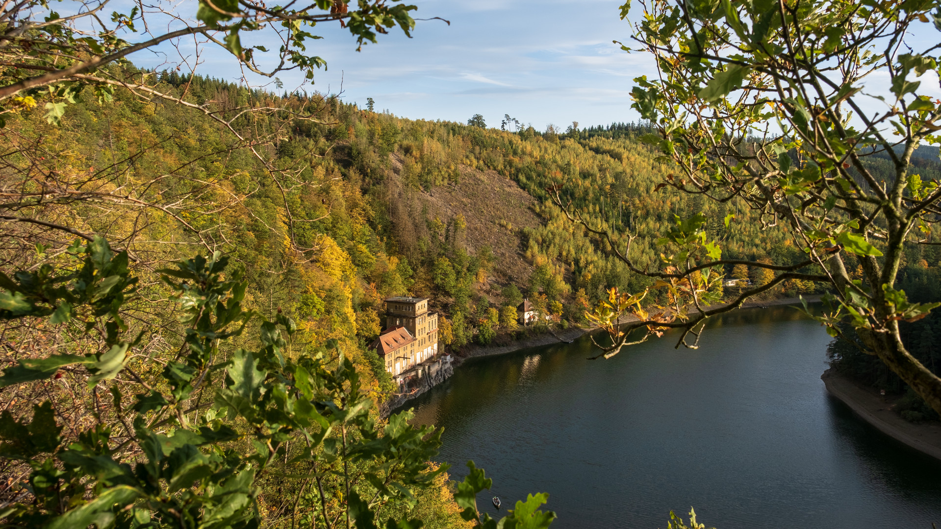 Das Conrod-Kraftwerk am Hohenwartestausee