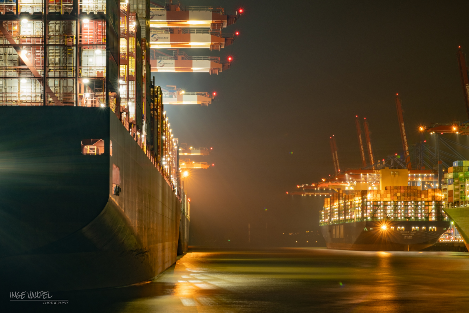 Das Containerschiff „Maersk Candor“