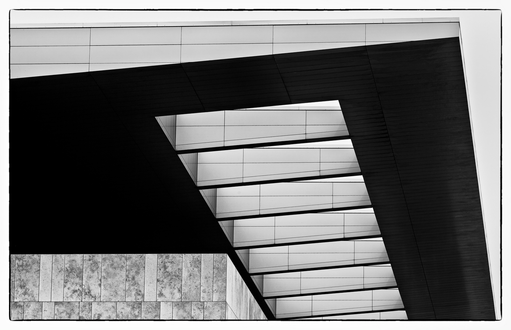 Das Dach der Oper in Kopenhagen