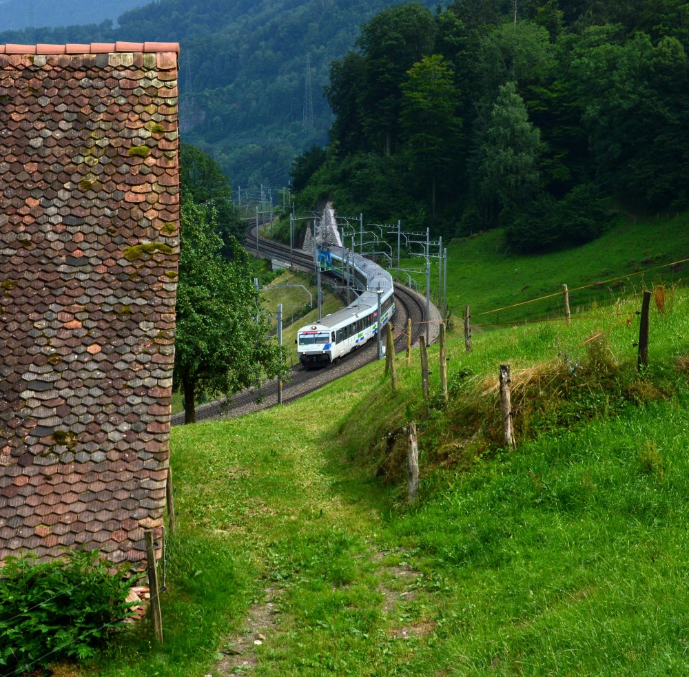 Das Dach und der Zug