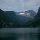 Das Dachsteinmassiv vom Gosauer See aus