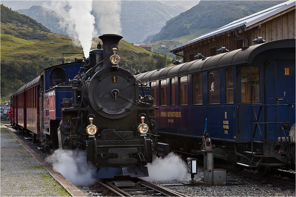 Das Dampfbahnerlebnis am Rhone-Gletscher (3)