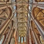 Das Deckengewölbe von St. Marien in Lübeck