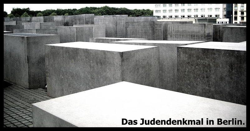 Das Denkmal für die, unter Hitler ermordeten Juden