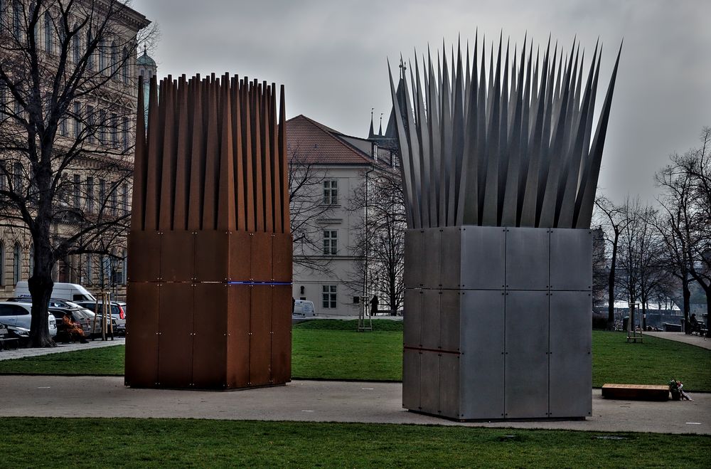 das Denkmal von Jan Palach / Prag