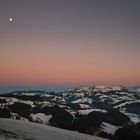 Das diskrete Mondlicht über dem Emmental