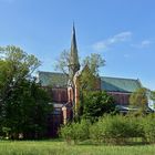 Das Doberaner Münster vom Johann-Sebastian-Bach-Garten