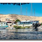 Das Dorf der Nubier am Nilufer