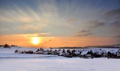 Das Dorf im Winter