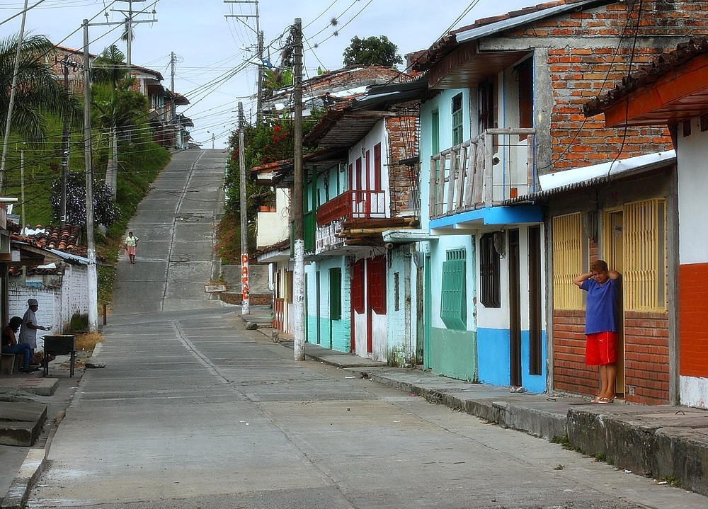 Das Dorf in Colombia