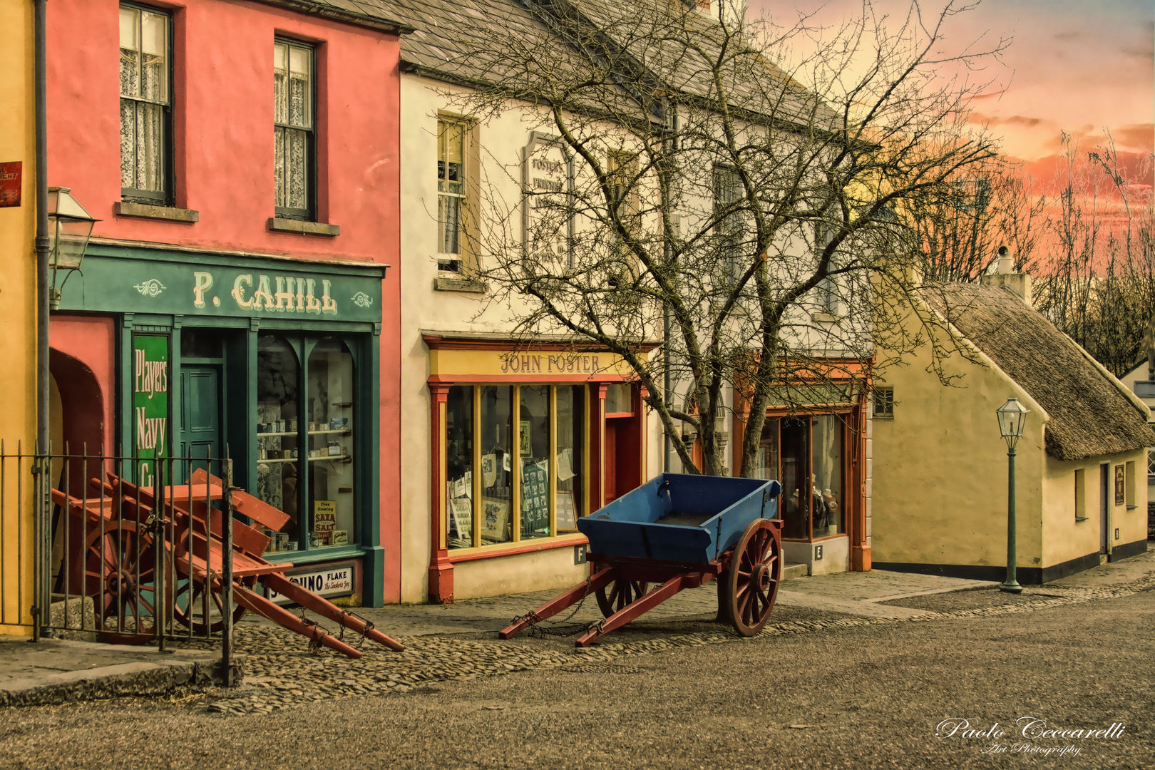 das Dorf in Irland