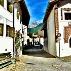 Das Dorf Scuol.