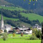 Das Dorfzentrum von Stuhlfelden im Oberpinzgau