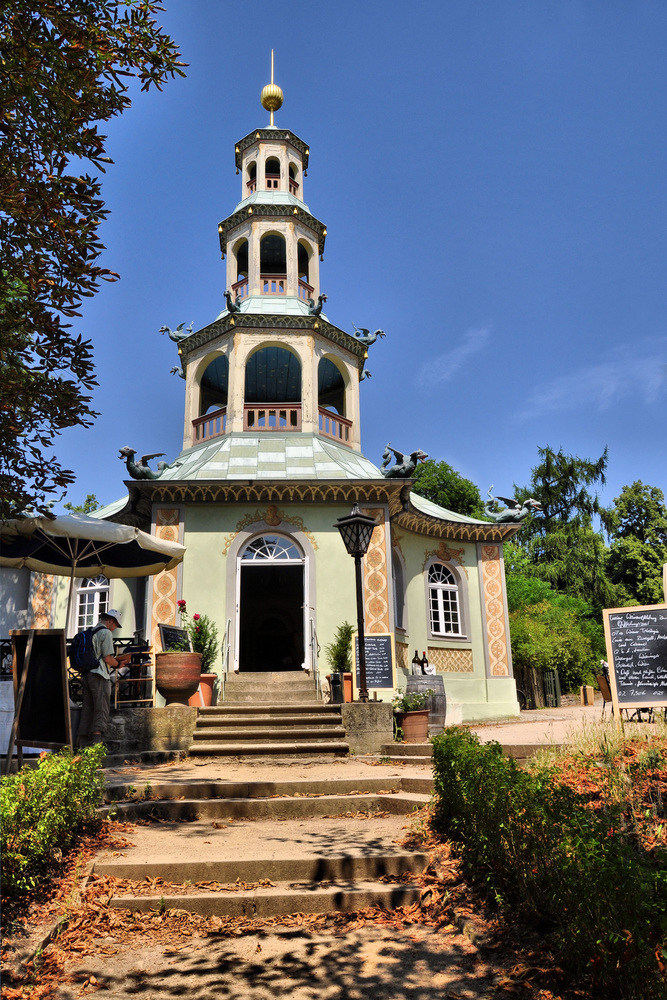 Das Drachenhaus im Schlosspark von Sanssouci