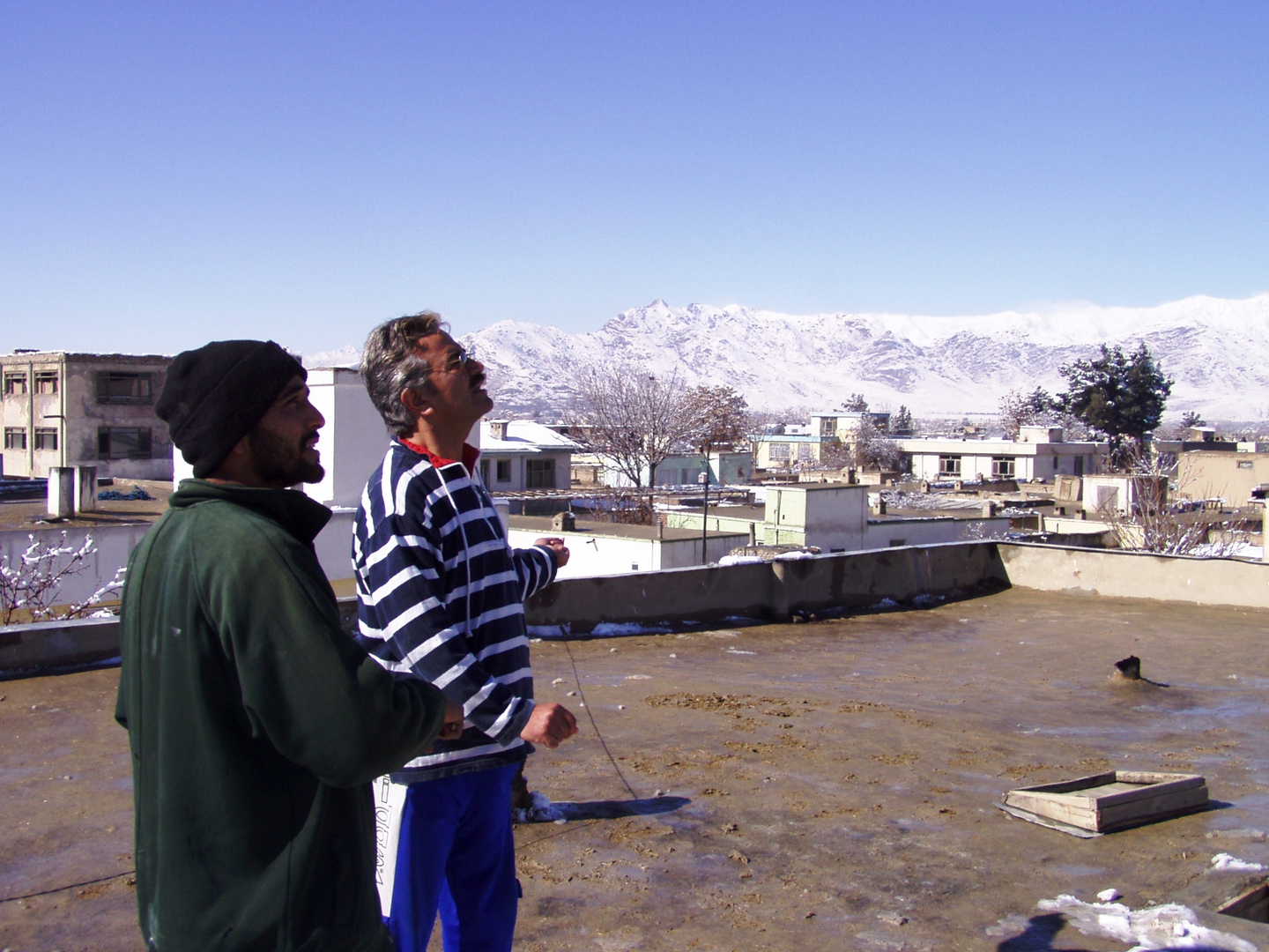 Das Drachensteigen ist im Winter in Afghanistan besonders beliebt