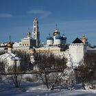 Das Dreifaltigkeitskloster in Sergijew Possad am Goldenen Ring von Moskau