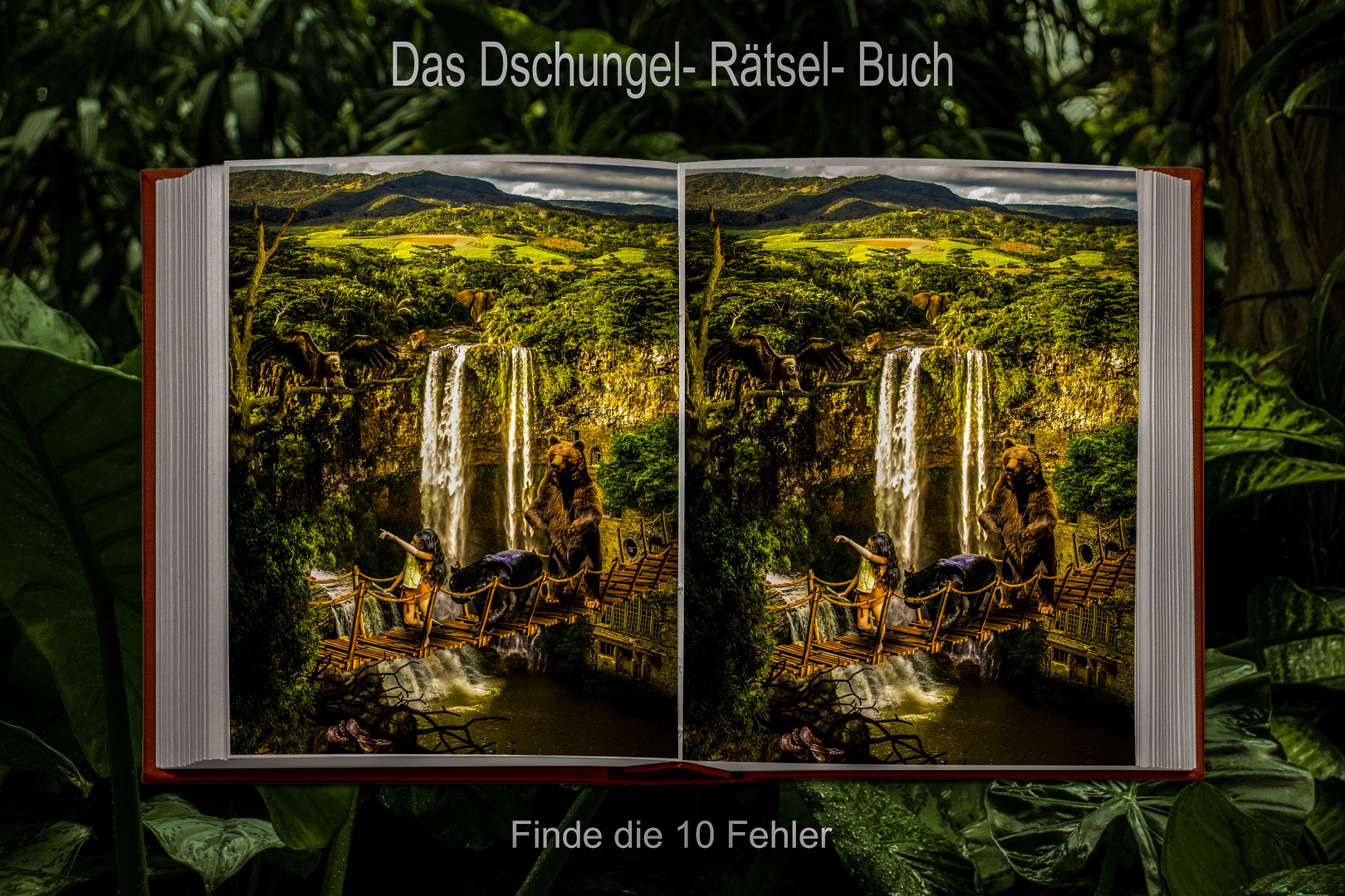 Das Dschungel-Rätsel-Buch