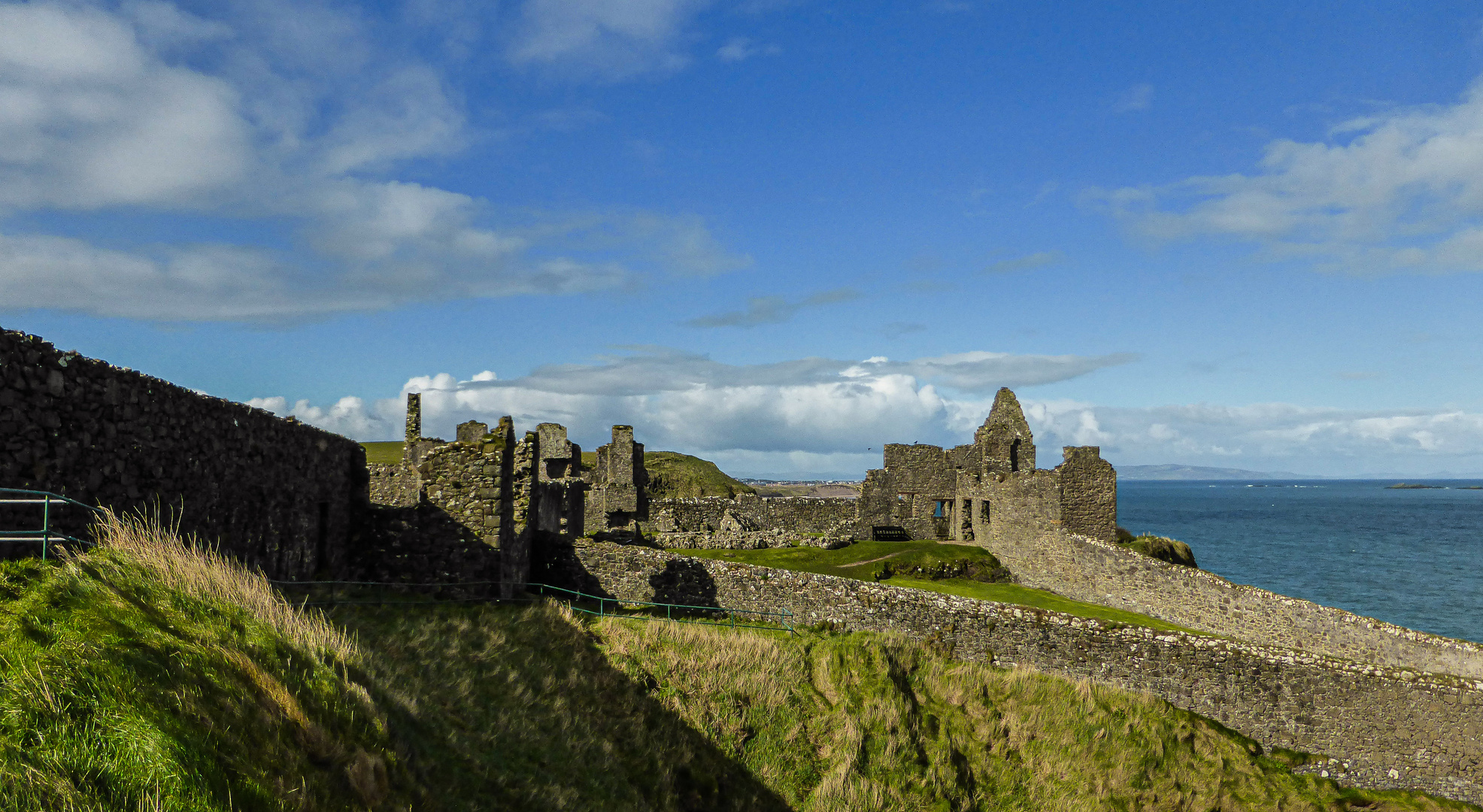 Das Dunluce Castle....