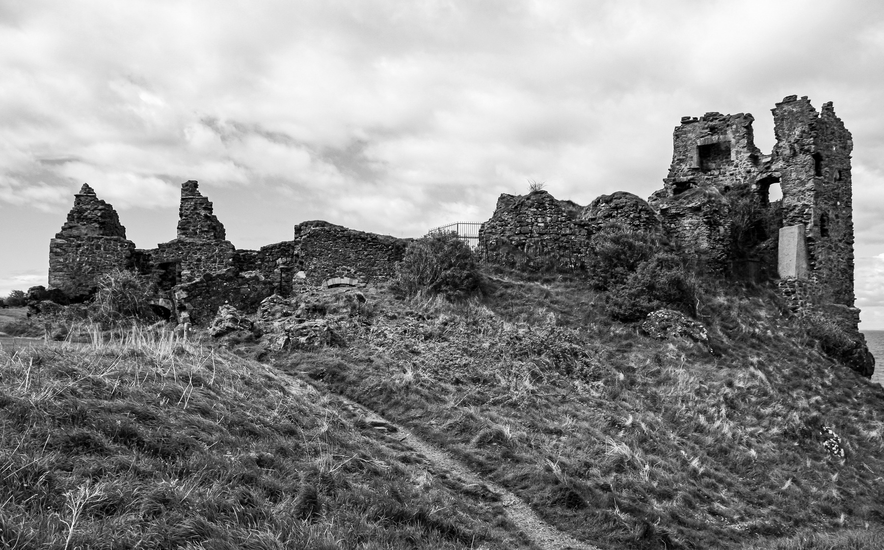 Das Dunure Castle...