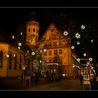 das Durlacher Rathaus nicht weit vom Weihnachtsmarkt.....