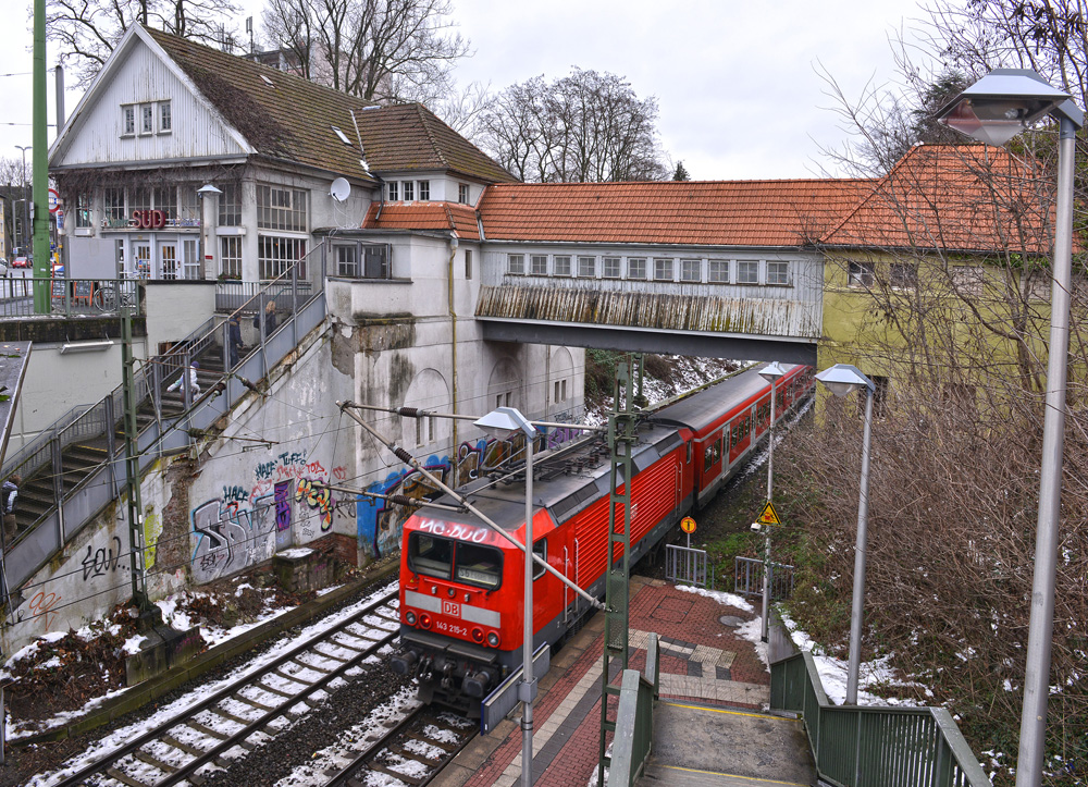 Das ehemalige Gebäude des Bahnhofes Essen-Süd.