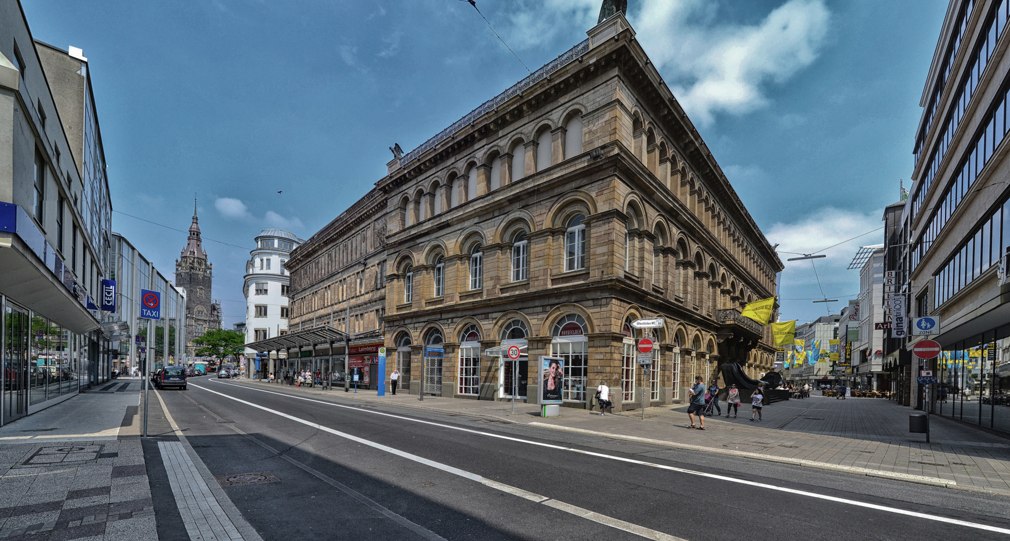 Das ehemalige Rathaus von Elberfeld.