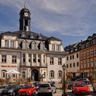 Das ehemalige Rathaus von Schwarzenberg.....