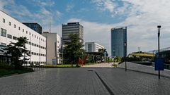 Das ehemalige Regierungsviertel in Bonn, heute "Platz der Vereinten Nationen"