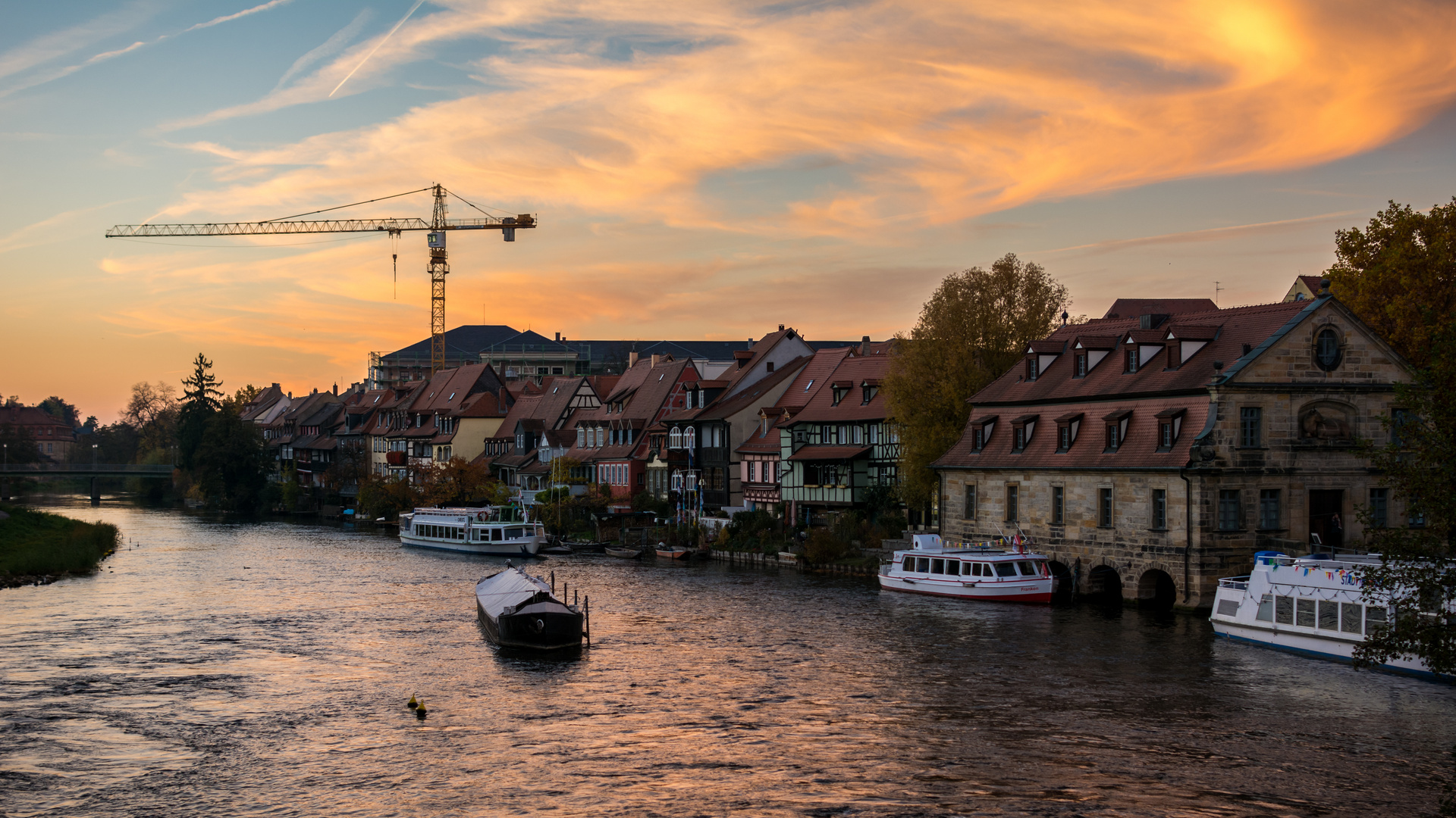 Das ehemalige Schlachthaus (und Klein Venedig), jetzt Universität Bamberg.