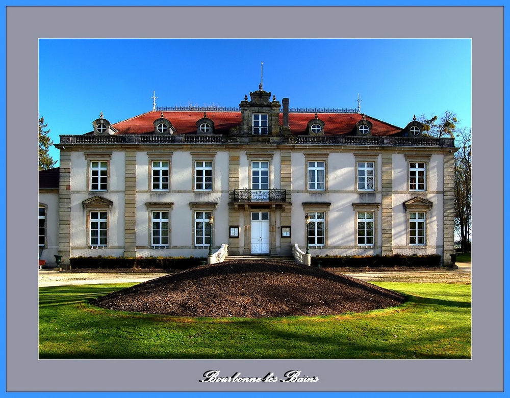 Das ehemalige Schloss von Bourbonne-les-Bains