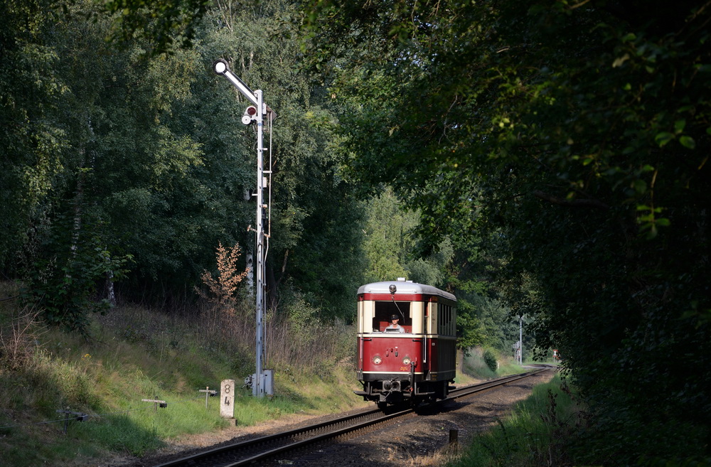 das Einfahrsignal vor Bertsdorf