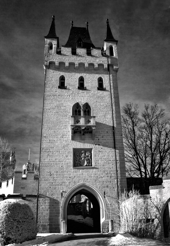 Das eingangs Tor zum Burg Hohenzollern.