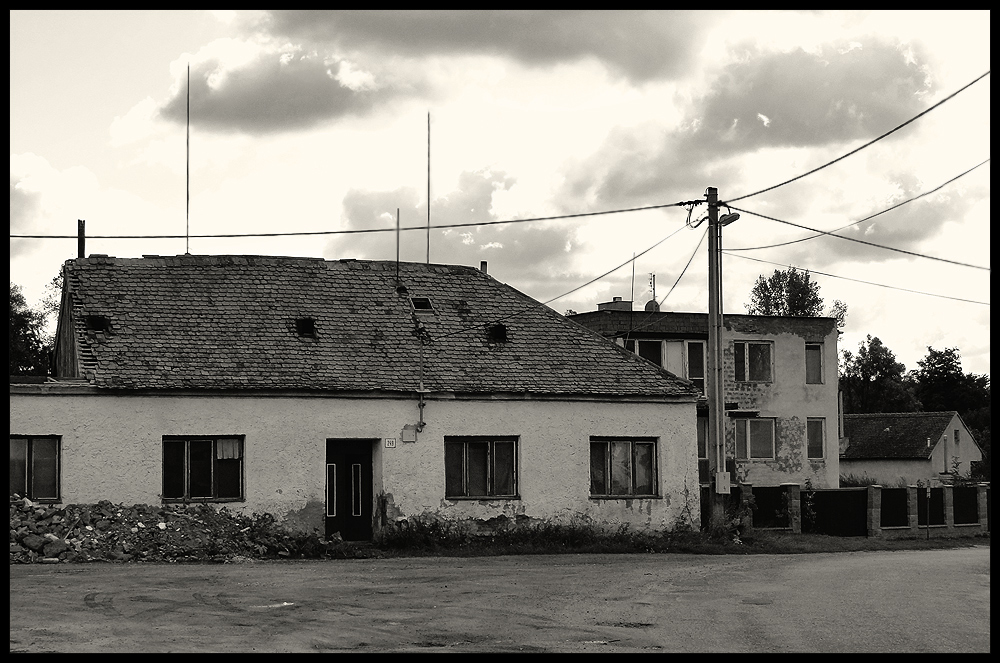 das einzige Gasthaus im Dorf