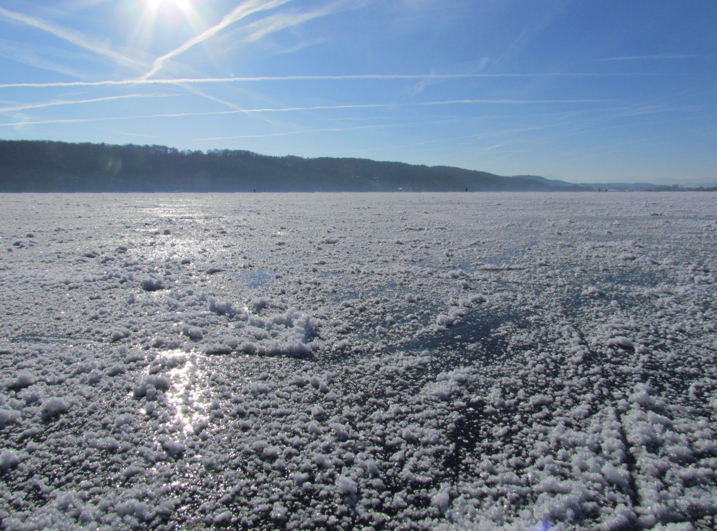 Das Eis auf dem PIlsensee