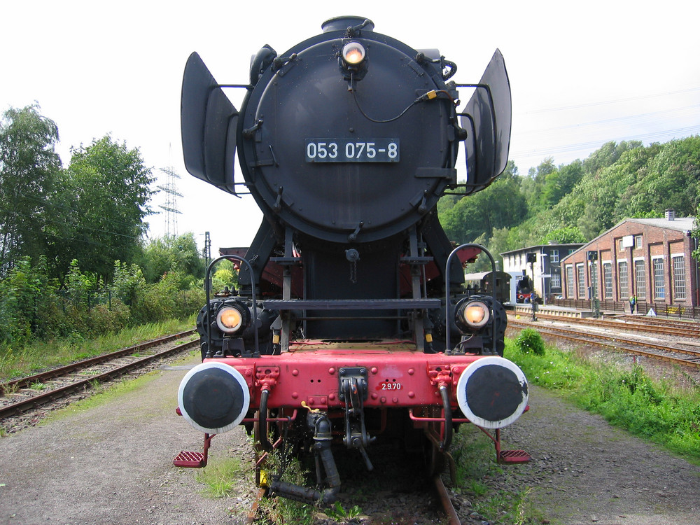 Das eiserne Gesicht der Lok 053 075-8