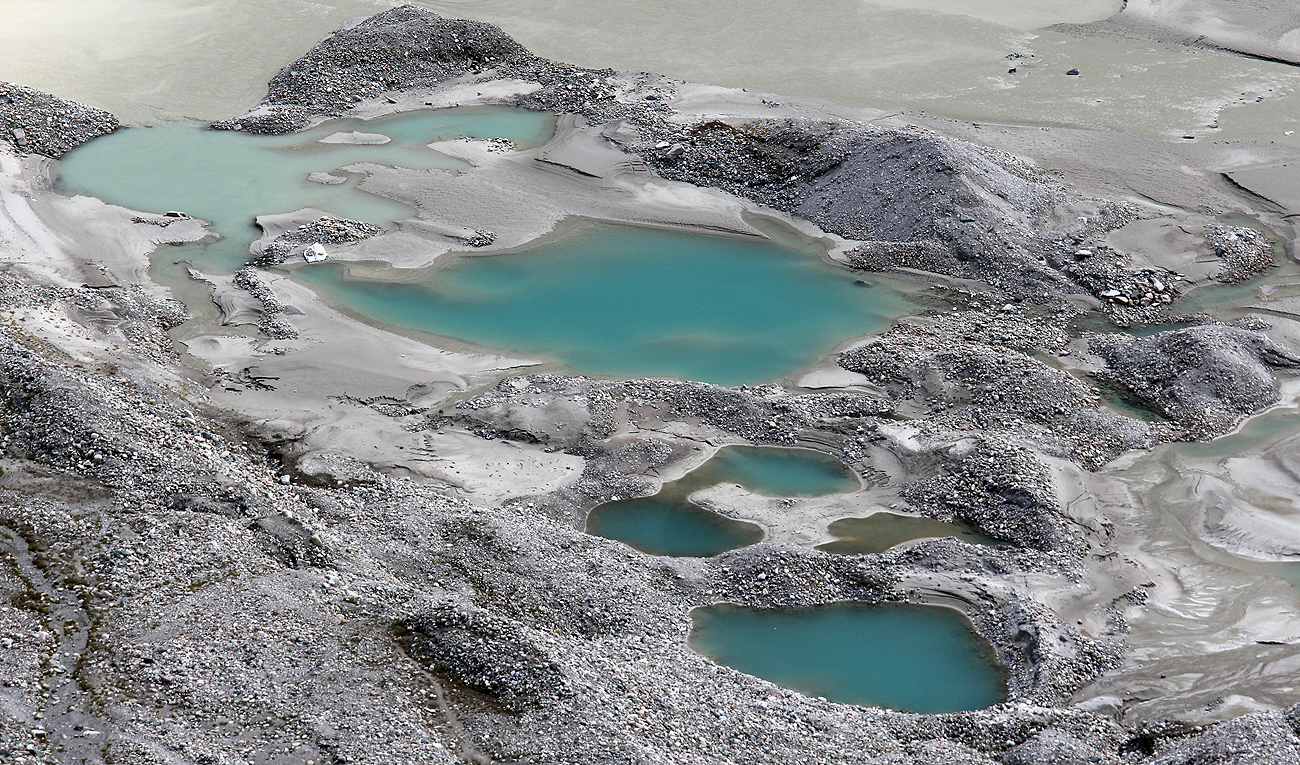 Das "Eiswasser" des Grossglockner Gletscher