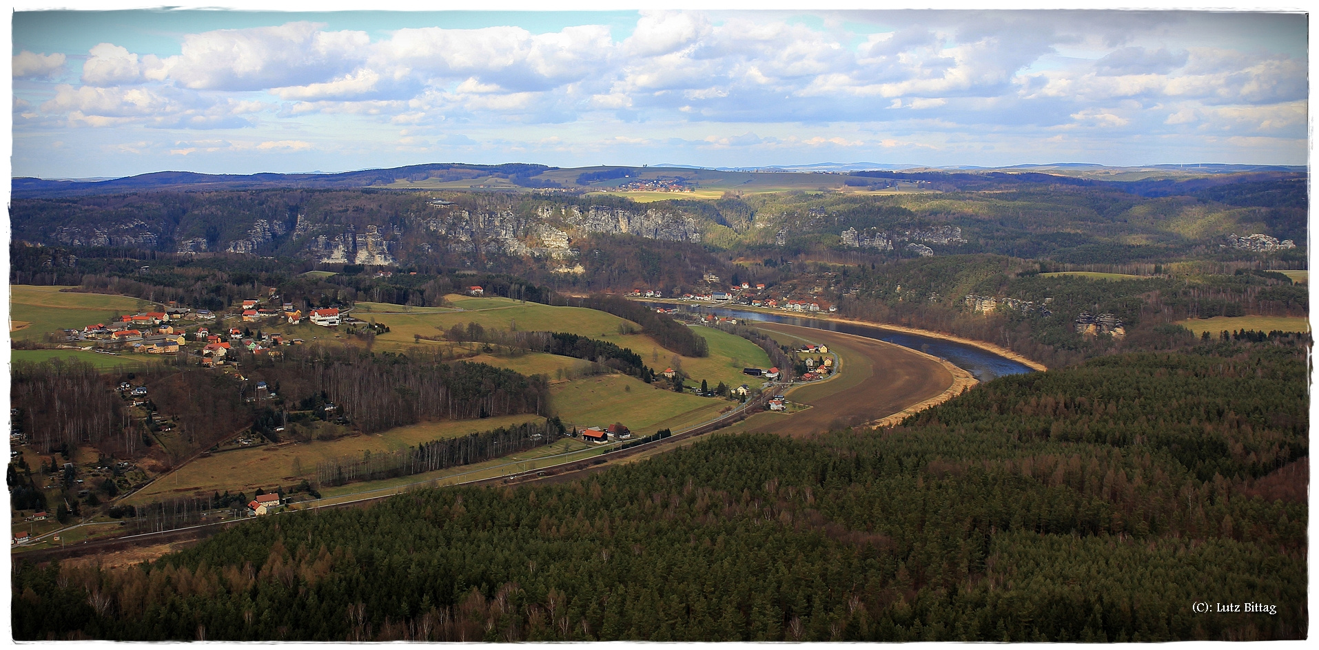 Das Elbetal bei Rathen