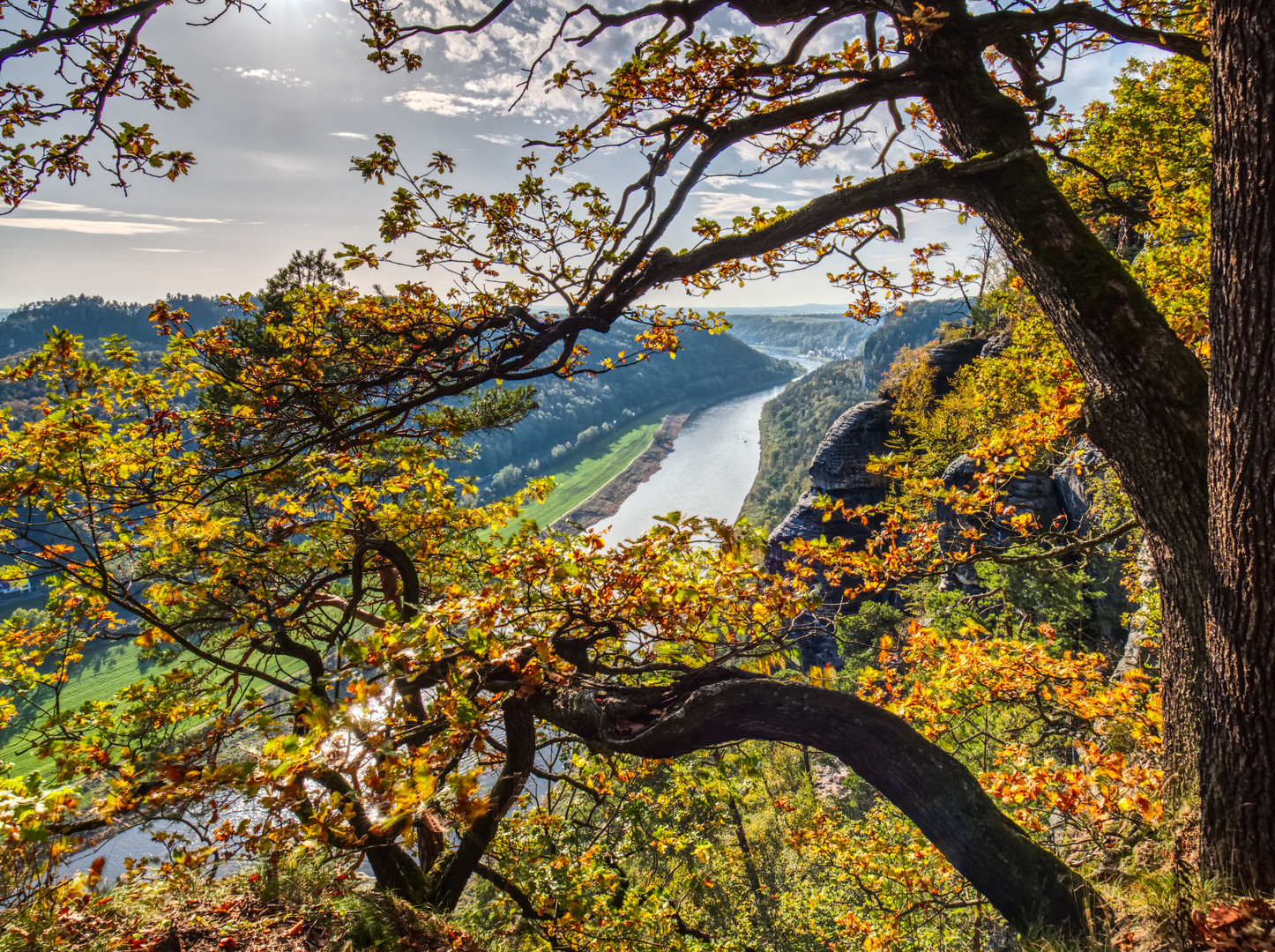 Das Elbtal im Herbst